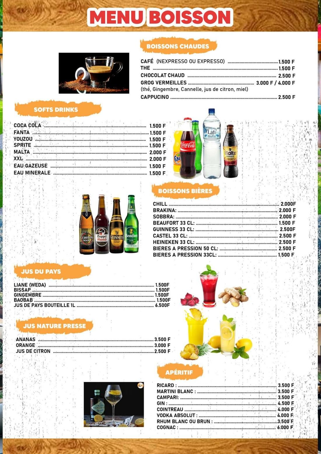Menu Petit Paris — page 3