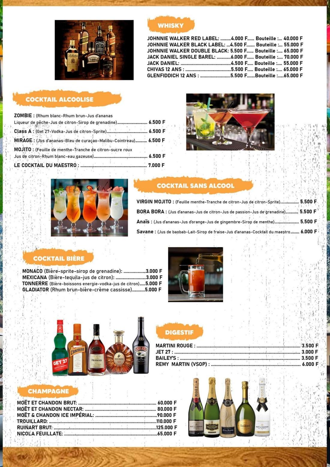 Menu Petit Paris — page 4