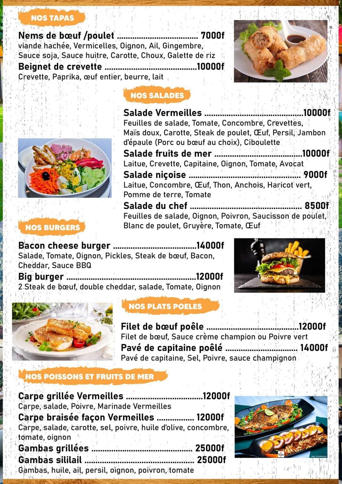 Menu Petit Paris — page 6