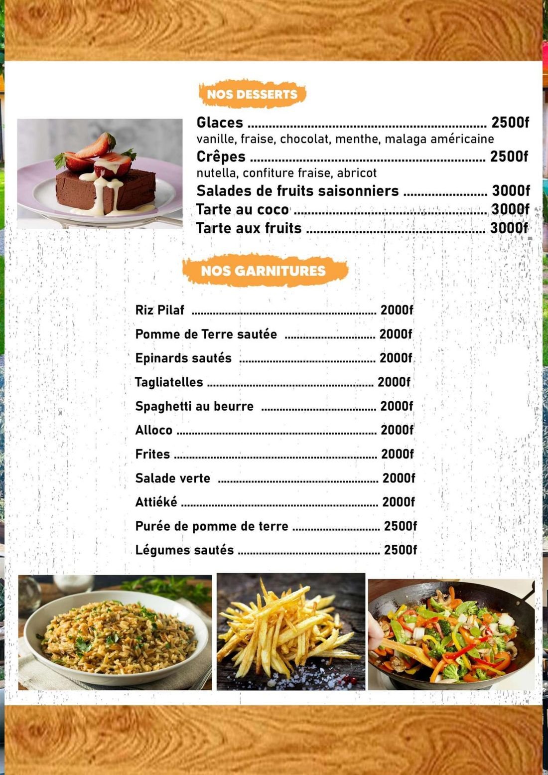 Menu Petit Paris — page 9